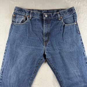 Levis 517 Jeans Mens 36x32 Blue Boot Cut Western Cowboy Dark Wash Denim